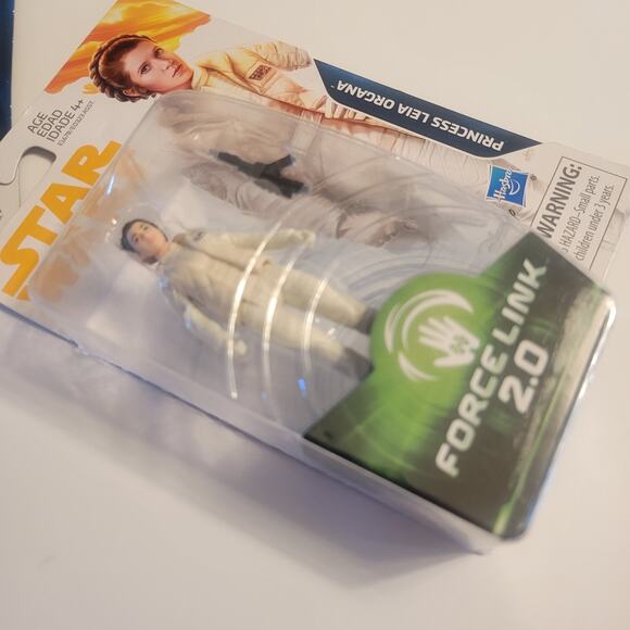 Star Wars Force Link 2.0 Luke Skywalker & Leia Organa Figure Lot Hasbro New - Picture 13 of 16